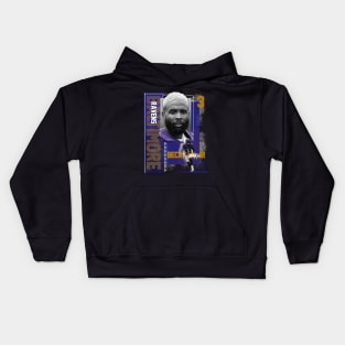 Baltimore Ravens Odell Beckham Jr 3 Kids Hoodie